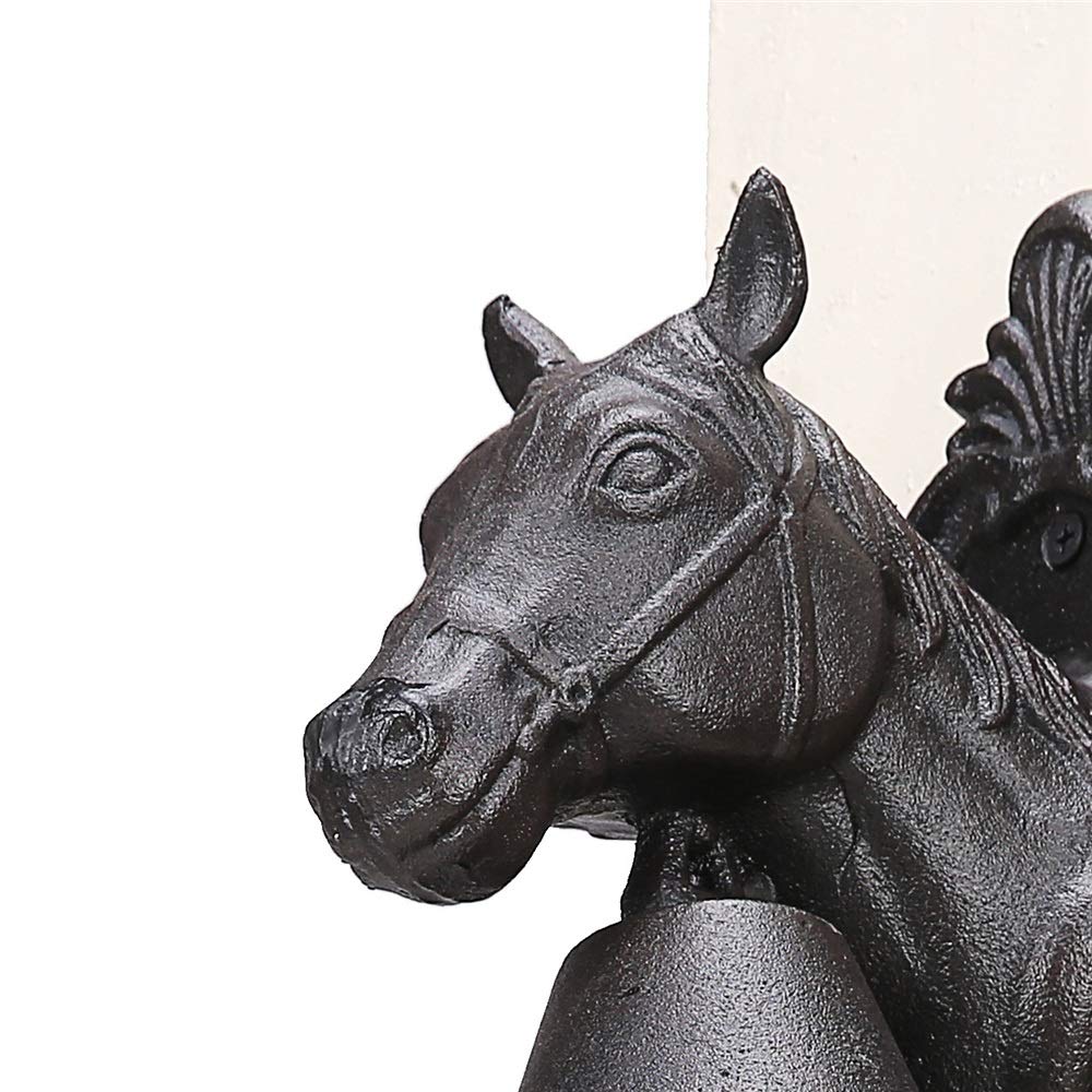 馬　ウェルカムベル Amazon.co.jp: ウェルカムサインドアベル レトロようこそ馬の頭